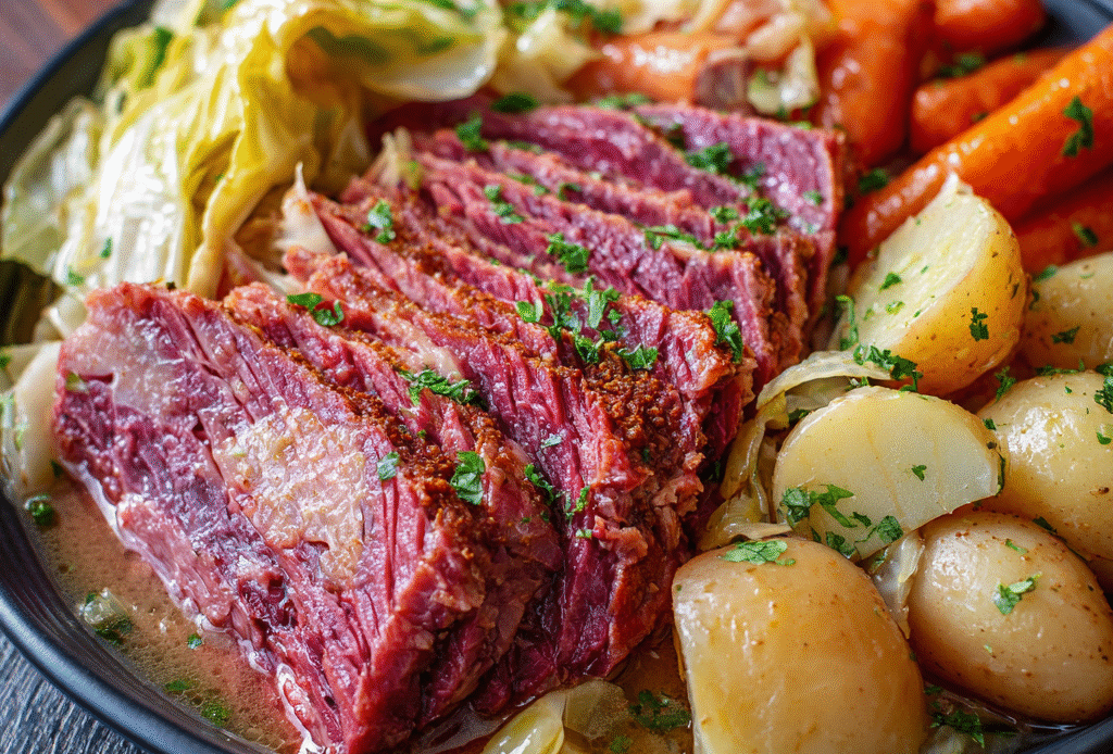 Slow Cooker Corned Beef and Cabbage