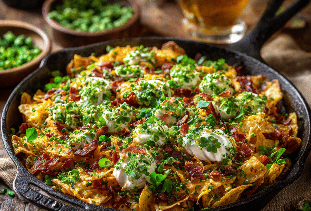 St Patricks Day Irish Nachos