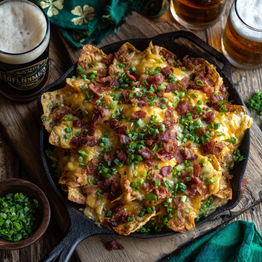 The Ultimate Festive St Patricks Day Irish Nachos